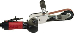 Chicago Pneumatic - 1 x 18 Inch, 22,000 RPM Air Belt Sander - 0.75 Hp, 1/4 Inch Inlet, 7.95 CFM Air Consumption, Rear Exhaust - USA Tool & Supply