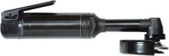 Chicago Pneumatic - 4" Wheel Diam, 13,500 RPM, Pneumatic Angle & Disc Grinder - 3/8-24 Spindle, 8.2 CFM, Side Exhaust - USA Tool & Supply