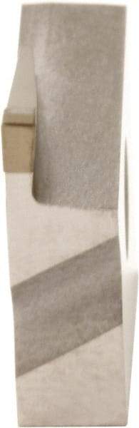 Sumitomo - 4062CGA Grade BN2000, 1.57mm Cutting Width PCBN Grooving Insert - 3.5mm Max Depth of Cut, Right Hand, 0.2007mm Corner Radius, Uncoated - USA Tool & Supply