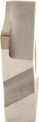 Sumitomo - 1504400CGA Grade BN2000, 4mm Cutting Width PCBN Grooving Insert - 5mm Max Depth of Cut, Right Hand, 0.2007mm Corner Radius, Uncoated - USA Tool & Supply