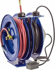 CoxReels - 50' Spring Retractable Hose Reel - 300 psi, Hose Included - USA Tool & Supply