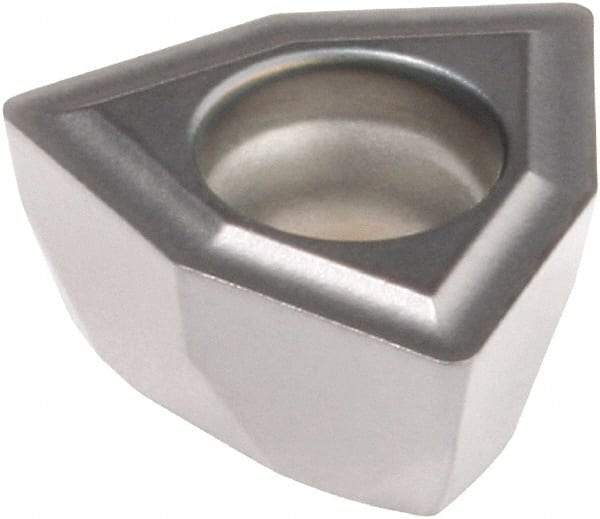 Kennametal - DFT030304 GD Grade KCU40 Carbide Indexable Drill Insert - TiN/TiAlN Finish, Trigon, 6mm Inscribed Circle - USA Tool & Supply