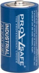 PRO-SAFE - Pack of 72 Size D, Alkaline, Standard Batteries - USA Tool & Supply