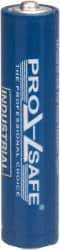 PRO-SAFE - Size AAA, Alkaline, Standard Battery - 1.5 Volts, Flat Terminal, LR03 - USA Tool & Supply