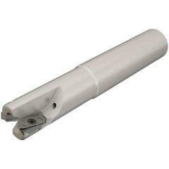 Iscar - 25mm Cut Diam, 13.5mm Max Depth of Cut, 25mm Shank Diam, 140mm OAL, Indexable Square Shoulder End Mill - HM90 AXCR 1505.. Inserts, Cylindrical Shank, 90° Lead Angle, Through Coolant, Series Helialu - USA Tool & Supply