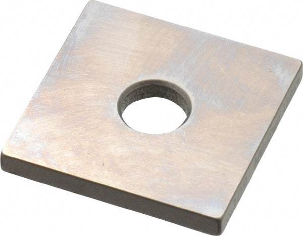 Mitutoyo - 0.109" Square Steel Gage Block - Accuracy Grade 0, Includes Certificate of Inspection - USA Tool & Supply