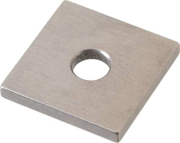 Mitutoyo - 0.118" Square Steel Gage Block - Accuracy Grade 0, Includes Certificate of Inspection - USA Tool & Supply