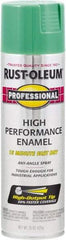 Rust-Oleum - Safety Green, Gloss, Rust Proof Enamel Spray Paint - 14 Sq Ft per Can, 15 oz Container, Use on Multipurpose - USA Tool & Supply