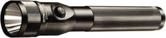 Streamlight - White LED Bulb, 400 Lumens, Industrial/Tactical Flashlight - Black Aluminum Body, 1 AA Battery Included - USA Tool & Supply