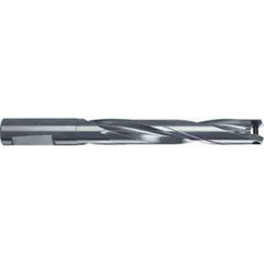 Guhring - 28.5mm Max Diam, 5xD, 31.75mm Shank Diam, 257mm OAL, Replaceable Tip Drill - HT 800 WP Insert, 28.005 HT800 Toolholder, Series 4108 - USA Tool & Supply