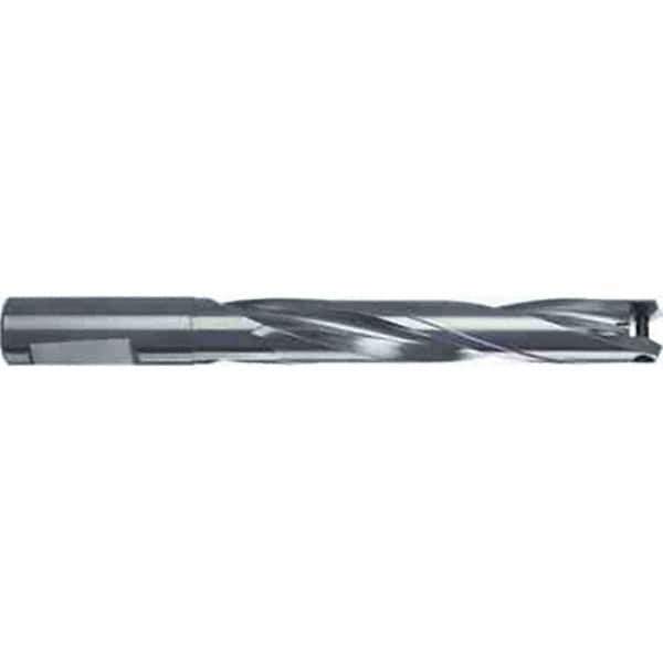 Guhring - 33.5mm Max Diam, 5xD, 31.75mm Shank Diam, 294mm OAL, Replaceable Tip Drill - HT 800 WP Insert, 33.005 HT800 Toolholder, Series 4108 - USA Tool & Supply