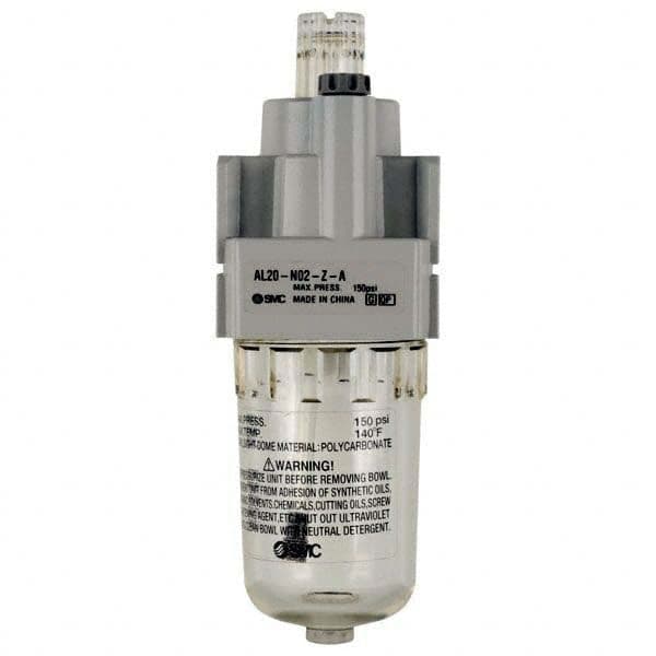 SMC PNEUMATICS - Lubricators Type: Standard Port Size NPT: 1/4 - USA Tool & Supply