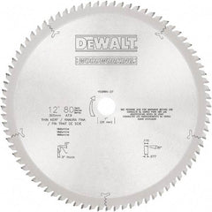 DeWALT - 6-3/4" Diam, 20mm Arbor Hole Diam, 40 Tooth Wet & Dry Cut Saw Blade - Carbide-Tipped, Standard Round Arbor - USA Tool & Supply