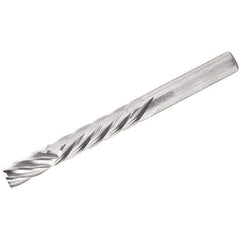 Iscar - 12mm Cutting Diam x 24mm Length of Cut, 8 Flute, Compression Spiral Router Bit - Uncoated, Right Hand Cut, Solid Carbide, 83mm OAL x 12mm Shank Diam, Square End - USA Tool & Supply