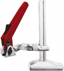 Bessey - 2,220 Lb Holding Capacity, 19-11/16" Max Opening Capacity, 2,220 Lb Clamping Pressure, Manual Hold Down Clamp - 7-1/2" Arm Length, 10" Clamp Length, 1-15/16" Clamp Width, 22-27/32" Clamp Height, Mounting Holes, Steel - USA Tool & Supply