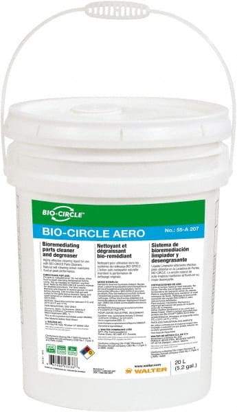 Bio-Circle - 5.3 Gal Bucket Parts Washer Fluid - Water-Based - USA Tool & Supply