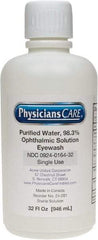 PRO-SAFE - 32 oz, Disposable Eyewash Single Refill Station - Approved by FDA - USA Tool & Supply