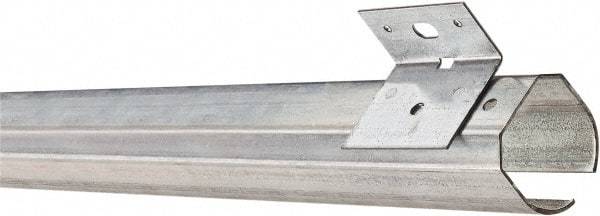 National Mfg. - 10 Ft Long, 600 Lb Capacity, Straight Boxrail - Galvanized - USA Tool & Supply