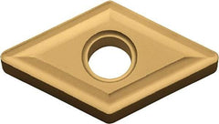 Kyocera - DNMG443 Grade CA530 Carbide Turning Insert - TiCN/Al2O3/TiN Finish, 55° Diamond, 1/2" Inscr Circle, 1/4" Thick, 3/64" Corner Radius - USA Tool & Supply