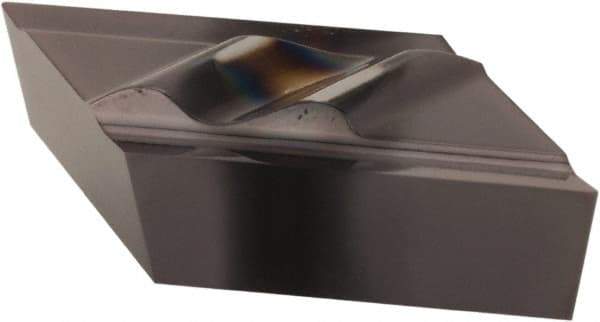 Hertel - IPR51, HC225 Grade Carbide Profiling Insert - TiAlN Finish, 8° Relief Angle, Parallelogram, 1/8" Thick, 0.015" Corner Radius - USA Tool & Supply