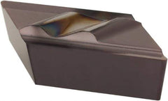 Hertel - IPR132, HC215 Grade Carbide Profiling Insert - TiAlN Finish, 8° Relief Angle, Parallelogram, 3/16" Thick, 0.031" Corner Radius - USA Tool & Supply