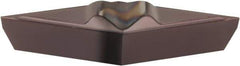 Hertel - VPGR333, HC225 Grade Carbide Profiling Insert - TiAlN Finish, 35° Incl Angle, Diamond, 3/16" Thick, 0.47" Corner Radius, 3/8" Inscribed Circle - USA Tool & Supply