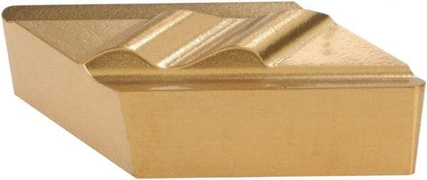Hertel - IPL132, HC335 Grade Carbide Profiling Insert - TiN Finish, 8° Relief Angle, Parallelogram, 3/16" Thick, 0.031" Corner Radius - USA Tool & Supply