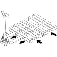 Wesco Industrial Products - Pallet Trucks/Jacks Type: Pallet Truck Load Capacity (Lb.): 4,000 - USA Tool & Supply