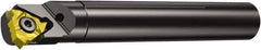 Sandvik Coromant - 254R/LKF-R, Internal or External, Right Hand, 1.3mm Max Depth of Cut, Indexable Grooving Tool Holder - 254..CC Insert Compatibility, 4.9213" OAL, Through Coolant - USA Tool & Supply
