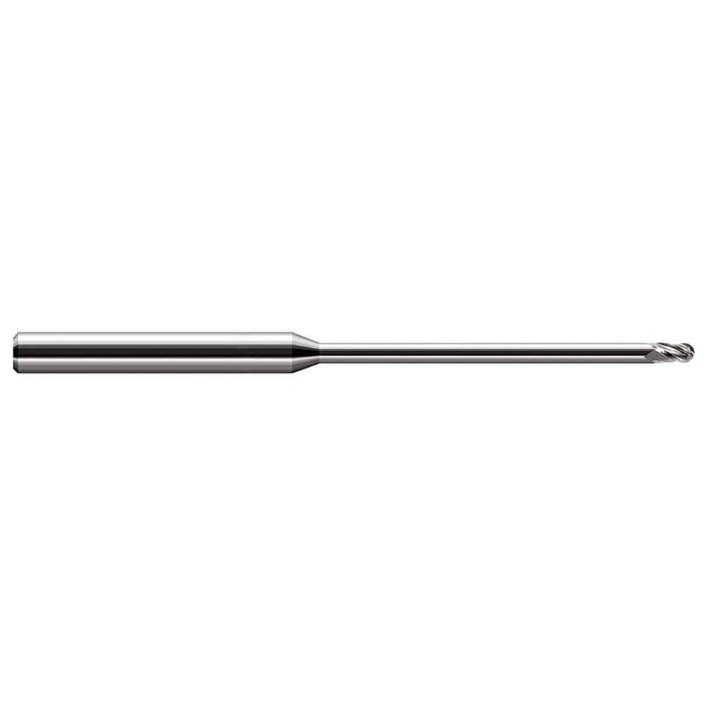 Harvey Tool - Ball End Mills; Mill Diameter (Inch): 5/64 ; Mill Diameter (Decimal Inch): 0.0780 ; Number of Flutes: 3 ; Length of Cut (mm): 3.0000 ; Length of Cut (Decimal Inch): 0.1180 ; Material: Solid Carbide - Exact Industrial Supply