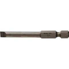 Wiha - 9/64" Power Bit - 1/4" Drive, 2-3/4" OAL - USA Tool & Supply