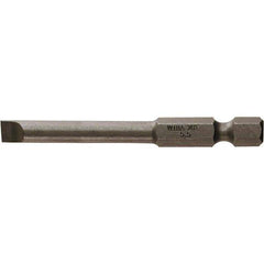 Wiha - 7/32" Power Bit - 1/4" Drive, 2-3/4" OAL - USA Tool & Supply