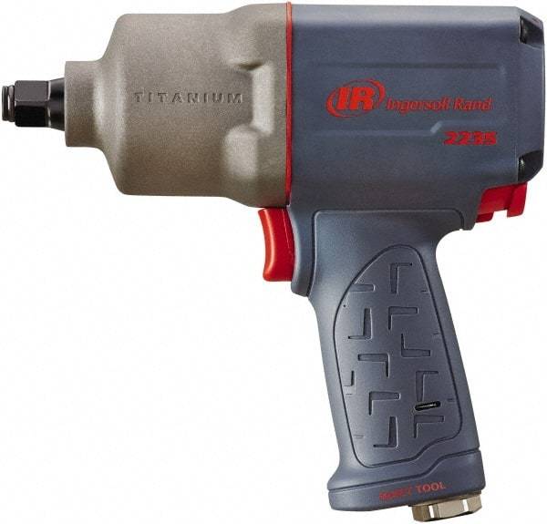 Ingersoll-Rand - 1/2" Drive, 8,500 RPM, 930 Ft/Lb Torque Impact Wrench - Pistol Grip Handle, 1,220 IPM, 24 CFM, 90 psi, 1/4" NPT Inlet - USA Tool & Supply