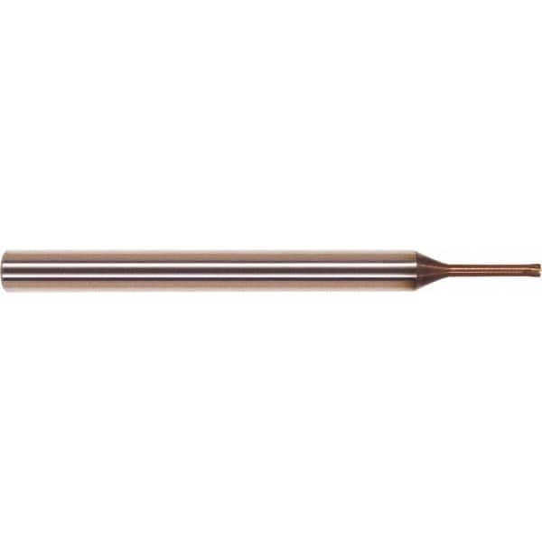 Millstar - 2mm Diam 0.23mm Program Radius Solid Carbide Single End 4 Flute High-Feed End Mill - USA Tool & Supply
