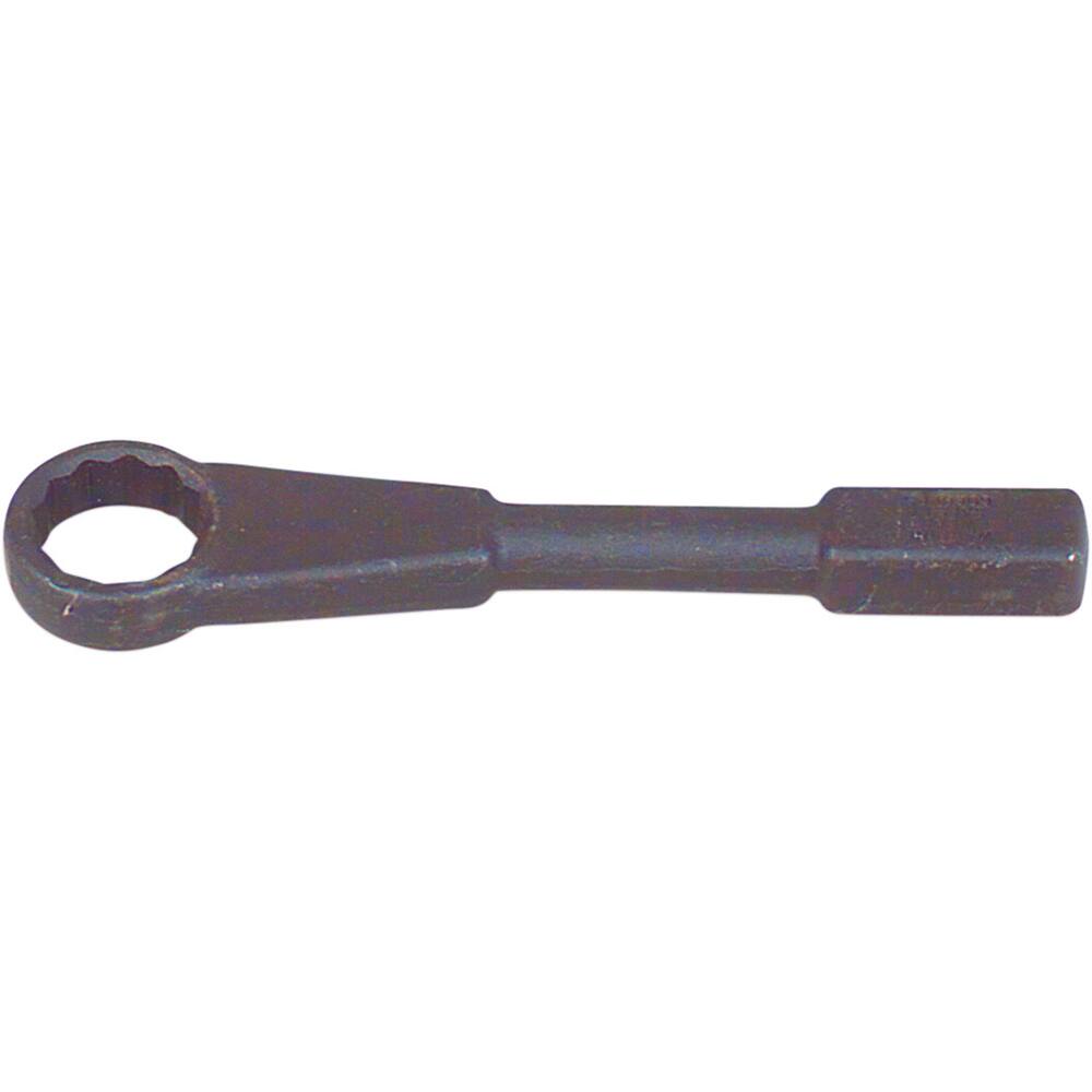 Wright Tool & Forge - Box Wrenches; Wrench Type: Striking ; Tool Type: Straight Handle ; Size (Inch): 4-1/8 ; Number of Points: 12 ; Head Type: Single End ; Finish/Coating: Black - Exact Industrial Supply