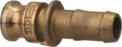 Value Collection - 1" Brass Cam & Groove Suction & Discharge Hose Male Adapter Hose Shank - Part E, 1,000 Max psi - USA Tool & Supply