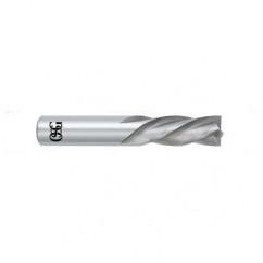 1 Dia. x 4 Overall Length 4-Flute Square End Solid Carbide SE End Mill-Round Shank-Center Cutting-Uncoated - USA Tool & Supply