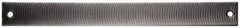 PFERD - 12" Long, Second Cut, Flat American-Pattern File - Curved Cut, 0.38" Overall Thickness, Flexible - USA Tool & Supply