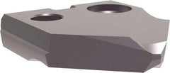 Allied Machine and Engineering - 11mm Diam x 3/32" Thick, Seat Code Y, 90° Included Angle Spade Drill Insert - TiAlN Coated, Cobalt, Grade Super Cobalt, Series T-A - USA Tool & Supply