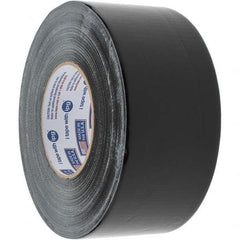 Intertape - 54.8m x 2-53/64" x 11 mil Black Polyethylene Film Duct Tape - USA Tool & Supply