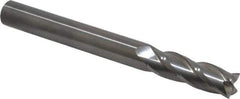 OSG - 5/8", 2" LOC, 5/8" Shank Diam, 6" OAL, 4 Flute, Solid Carbide Square End Mill - Single End, Uncoated, Spiral Flute, 30° Helix, Centercutting, Right Hand Cut, Right Hand Flute, Series 484 - USA Tool & Supply