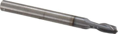 OSG - 5/32", 5/16" LOC, 3/16" Shank Diam, 2" OAL, 2 Flute, Solid Carbide Square End Mill - Single End, TiCN Finish, Spiral Flute, 30° Helix, Centercutting, Right Hand Cut, Right Hand Flute, Series 412 - USA Tool & Supply
