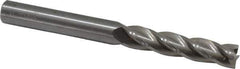 OSG - 10mm, 45mm LOC, 10mm Shank Diam, 100mm OAL, 4 Flute, Solid Carbide Square End Mill - Single End, Uncoated, Spiral Flute, 30° Helix, Centercutting, Right Hand Cut, Right Hand Flute, Series 484 - USA Tool & Supply