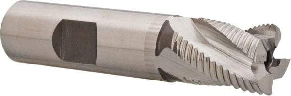Hertel - 5/8" Diam, Fine Pitch, 3/4" LOC, 4 Flute Cobalt Roughing Square End Mill - Uncoated, 2-7/8" OAL, 5/8" Shank Diam, Single End, 30° Helix - USA Tool & Supply