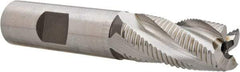 Hertel - 5/8" Diam, Fine Pitch, 1-1/4" LOC, 4 Flute Cobalt Roughing Square End Mill - Uncoated, 3-3/8" OAL, 5/8" Shank Diam, Single End, 30° Helix - USA Tool & Supply