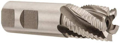 Hertel - 1" Diam, Coarse Pitch, 1-1/8" LOC, 5 Flute Cobalt Roughing Square End Mill - Uncoated, 3-5/8" OAL, 1" Shank Diam, Single End, 30° Helix - USA Tool & Supply