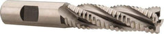 Hertel - 3/4" Diam, Coarse Pitch, 2-1/2" LOC, 4 Flute Cobalt Roughing Square End Mill - Uncoated, 4-3/4" OAL, 3/4" Shank Diam, Single End, 30° Helix - USA Tool & Supply