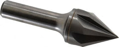 Keo - 1" Head Diam, 1/2" Shank Diam, 6 Flute 60° Solid Carbide Countersink - USA Tool & Supply