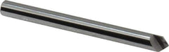 Keo - 3/16" Head Diam, 3/16" Shank Diam, 1 Flute 90° Solid Carbide Countersink - Bright Finish, 2" OAL, Single End - USA Tool & Supply