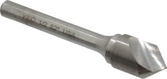Keo - 1/2" Head Diam, 1/4" Shank Diam, 1 Flute 82° Solid Carbide Countersink - USA Tool & Supply